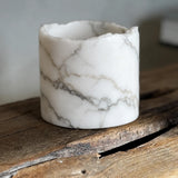 Arctic Vein Stone Candle Holder