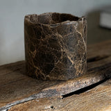 Arctic Vein Stone Candle Holder