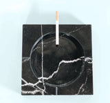 Ashtray marble Black Marquinia