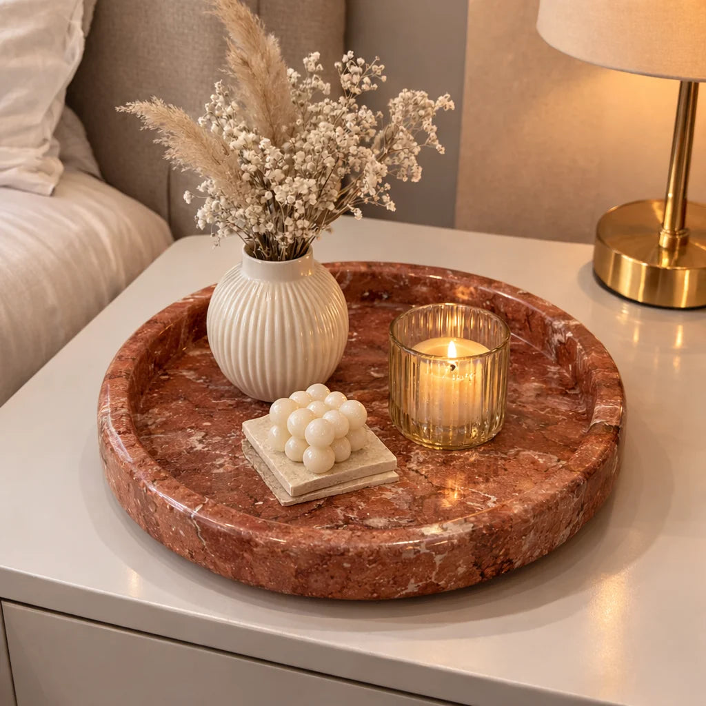 Aura Marble Decor tray