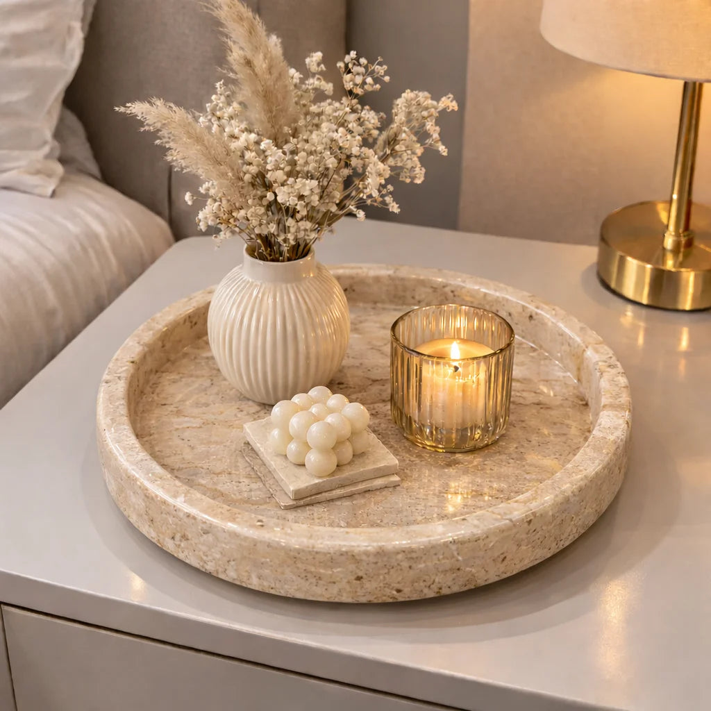 Aura Marble Decor tray