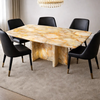 Aurelia Marble Dining Table