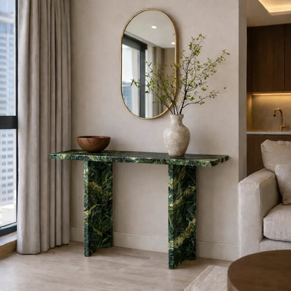 Aurelio Luxe Marble Console Table