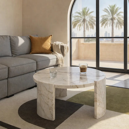 Terra Luxe Round Coffee Table