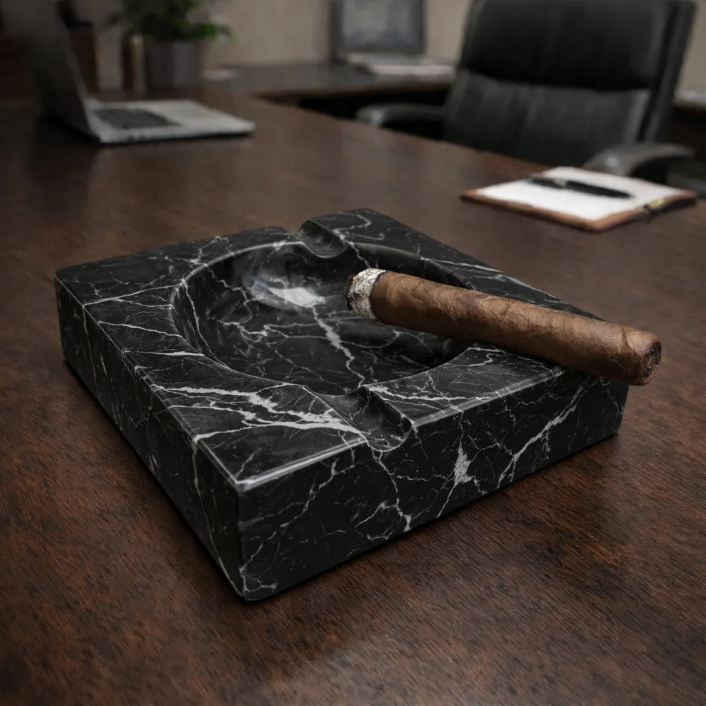 Beige ciger Marble Ashtray