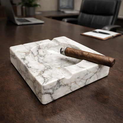 Beige ciger Marble Ashtray