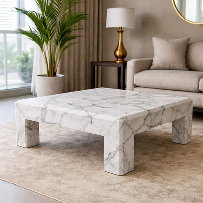 Beige Minimalistic Coffee Table