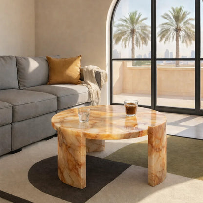 Terra Luxe Round Coffee Table
