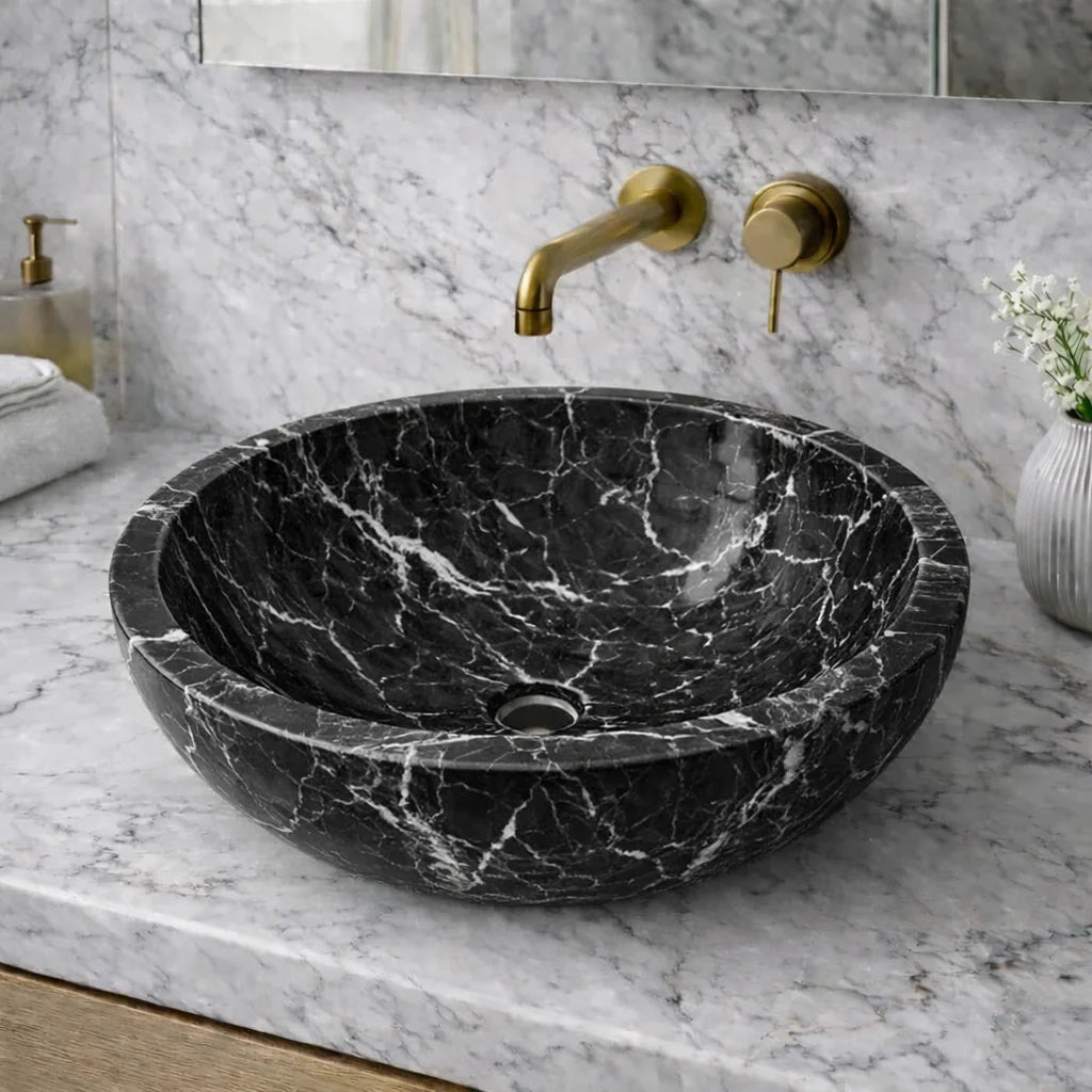 Vessel Sink Honed And Filled