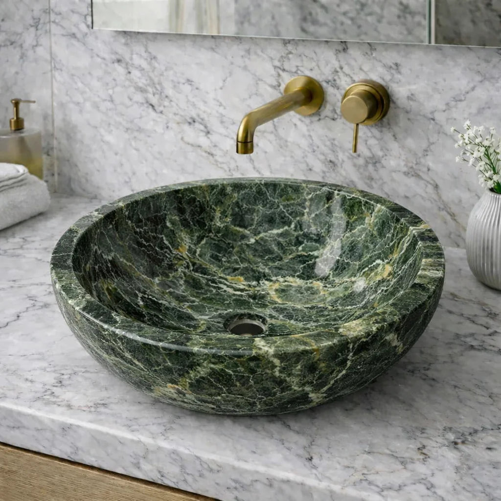 Vessel Sink Honed And Filled