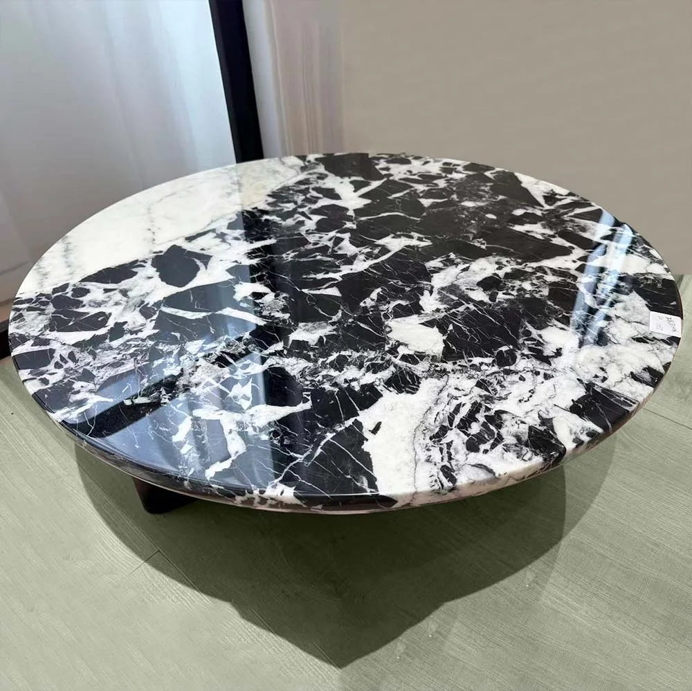 black marble coffee table décor ideas in dubai
