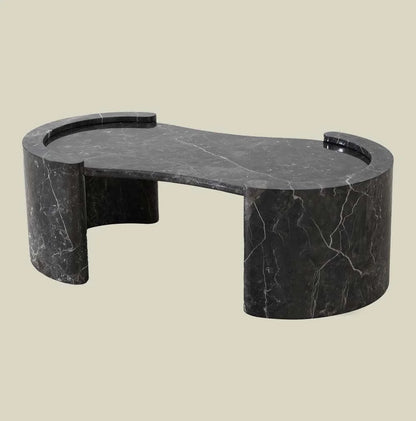 black marble coffee table for hotels 