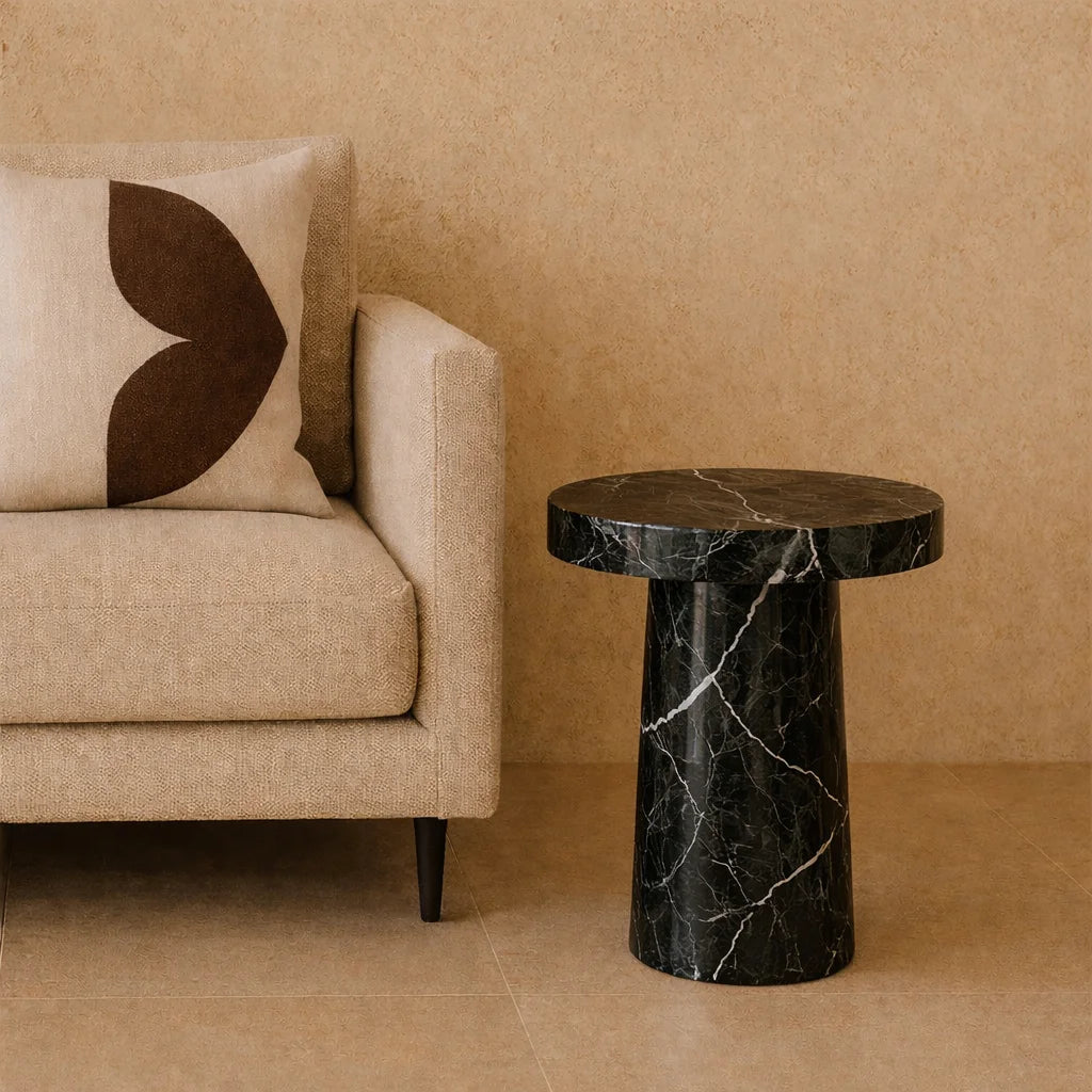 Serenza Stone Side Table
