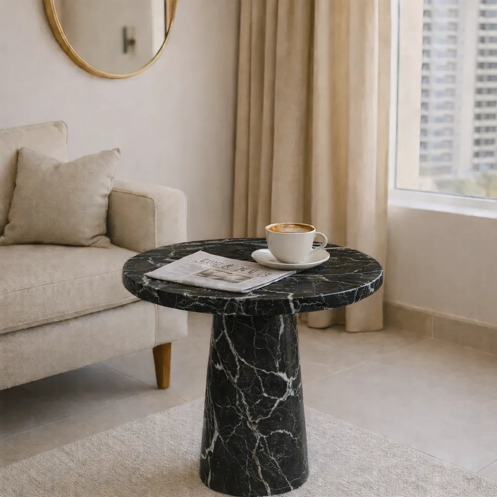 Viola Marble Round Coffee Table