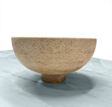 Brown Travertine round bowl in usa