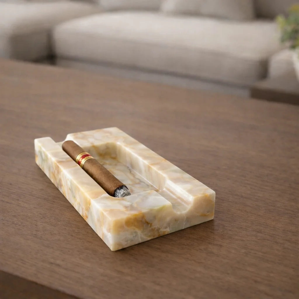 Bruno Perla Marble Cigar Ashtray