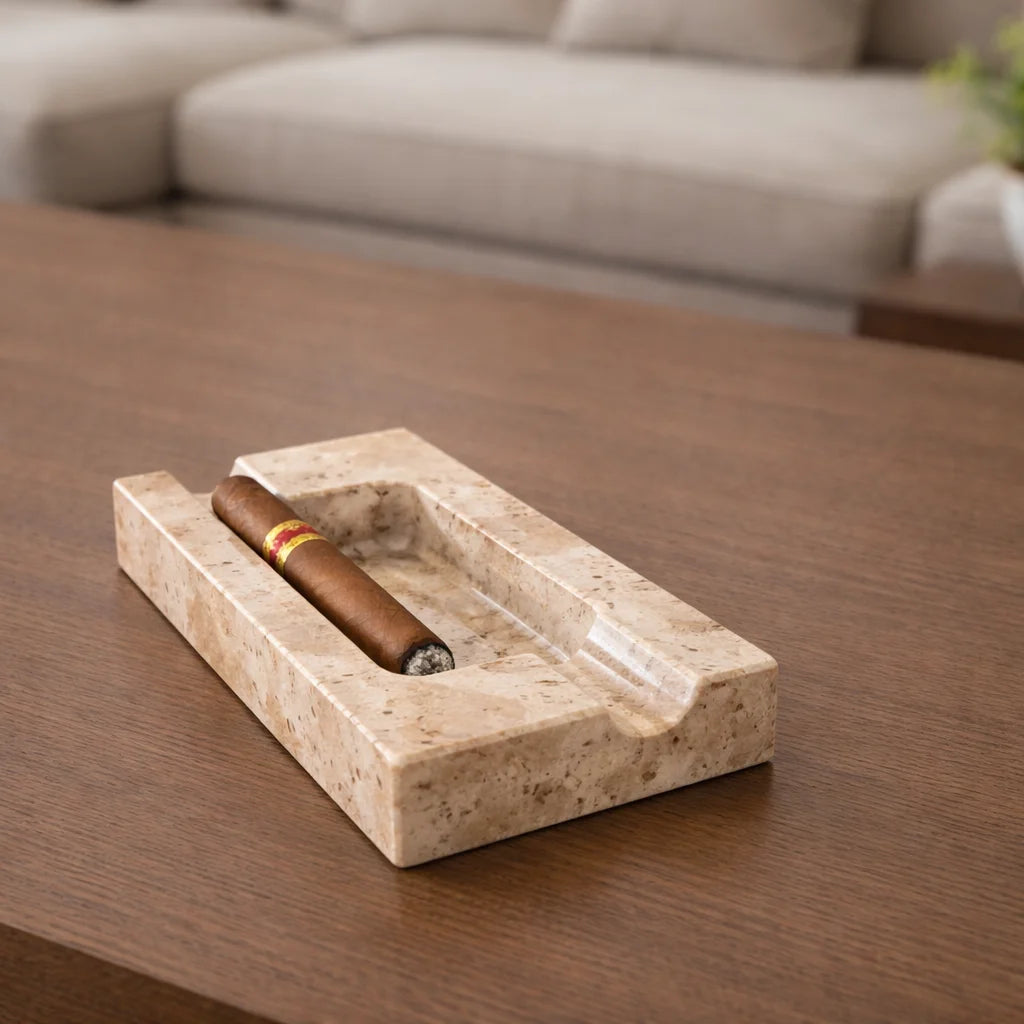 Bruno Perla Marble Cigar Ashtray