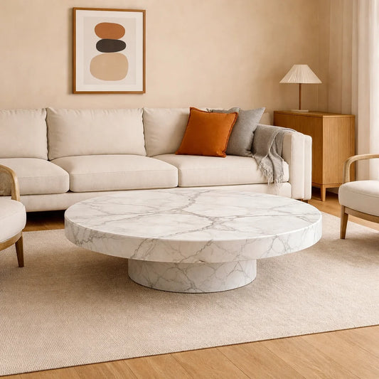 Celestia Marble Statement coffee Table