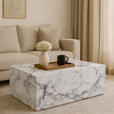 Golden Rectangular Coffee Table