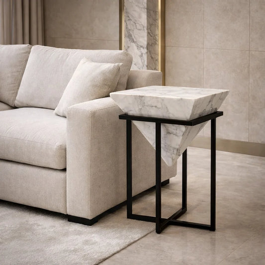 Trivanta Marble Side Table