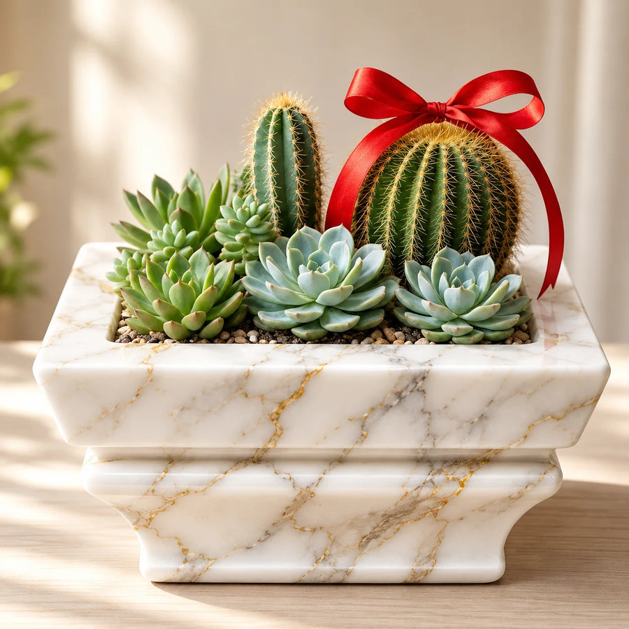 Elysian Marble Planter