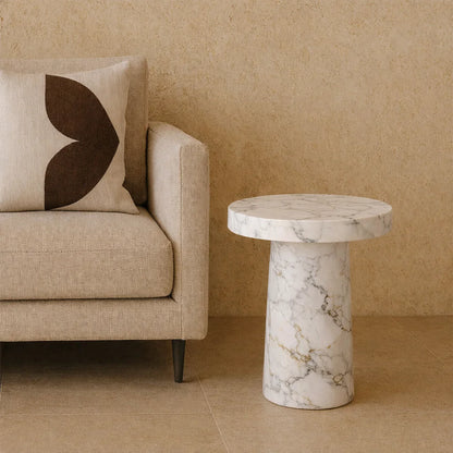 Serenza Stone Side Table