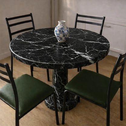 Viola Marble Pedestal Dining Table