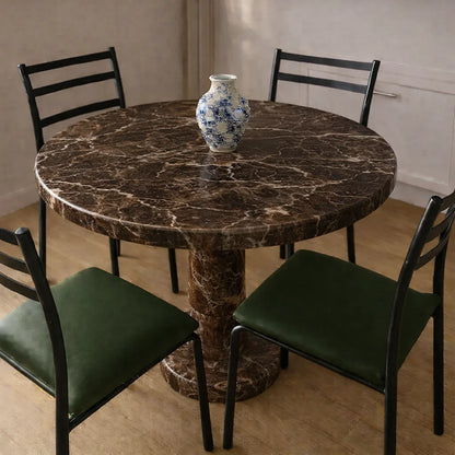 Viola Marble Pedestal Dining Table