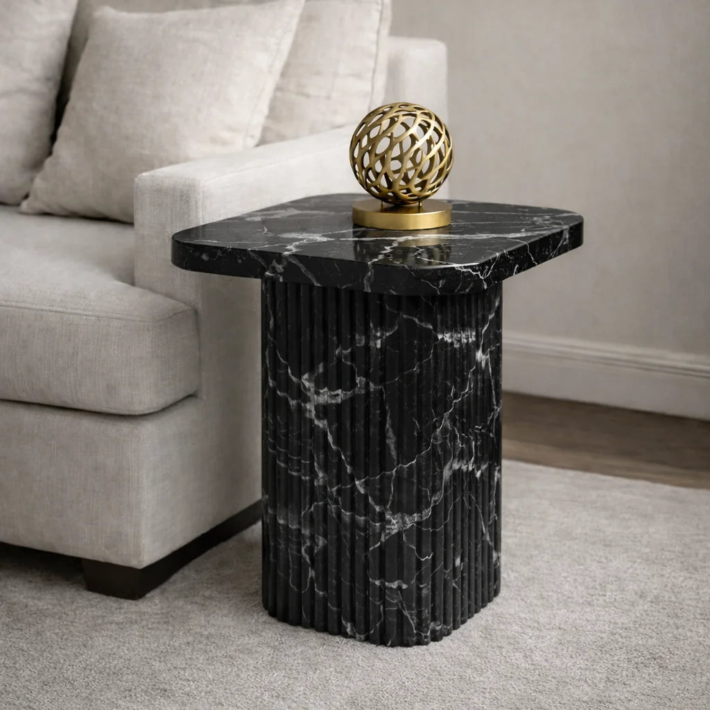 Calista Rosso Side Table