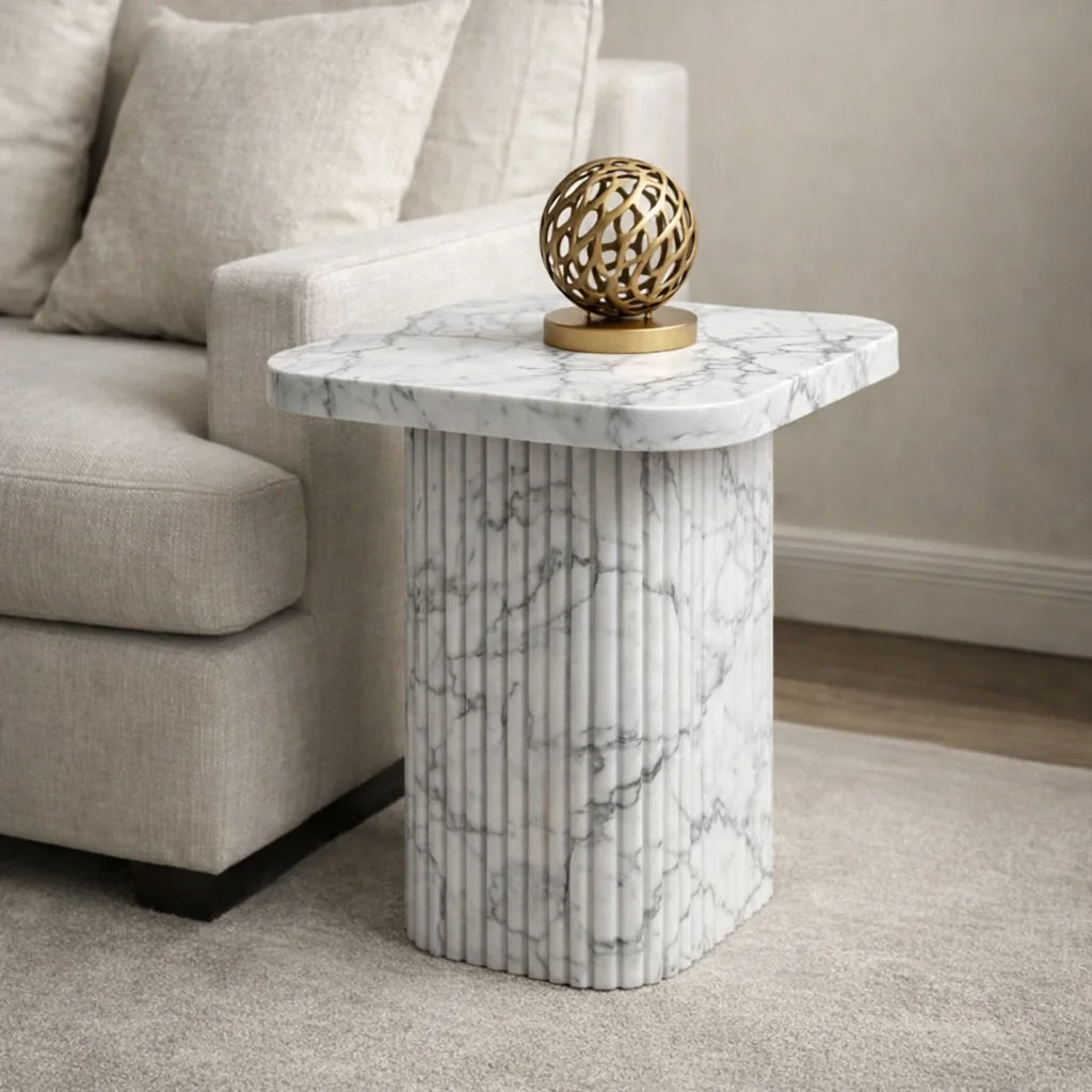 Calista Rosso Side Table