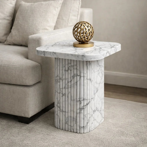 Calista Rosso Side Table