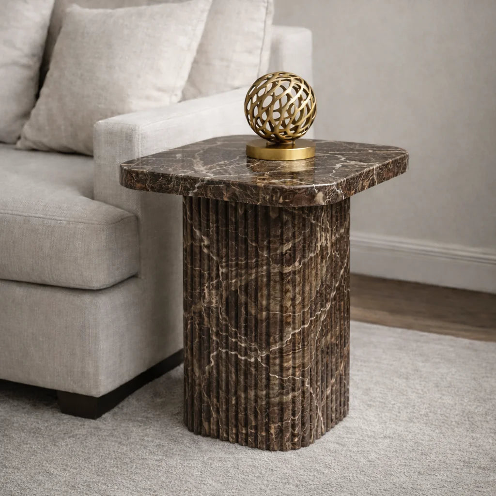 Calista Rosso Side Table