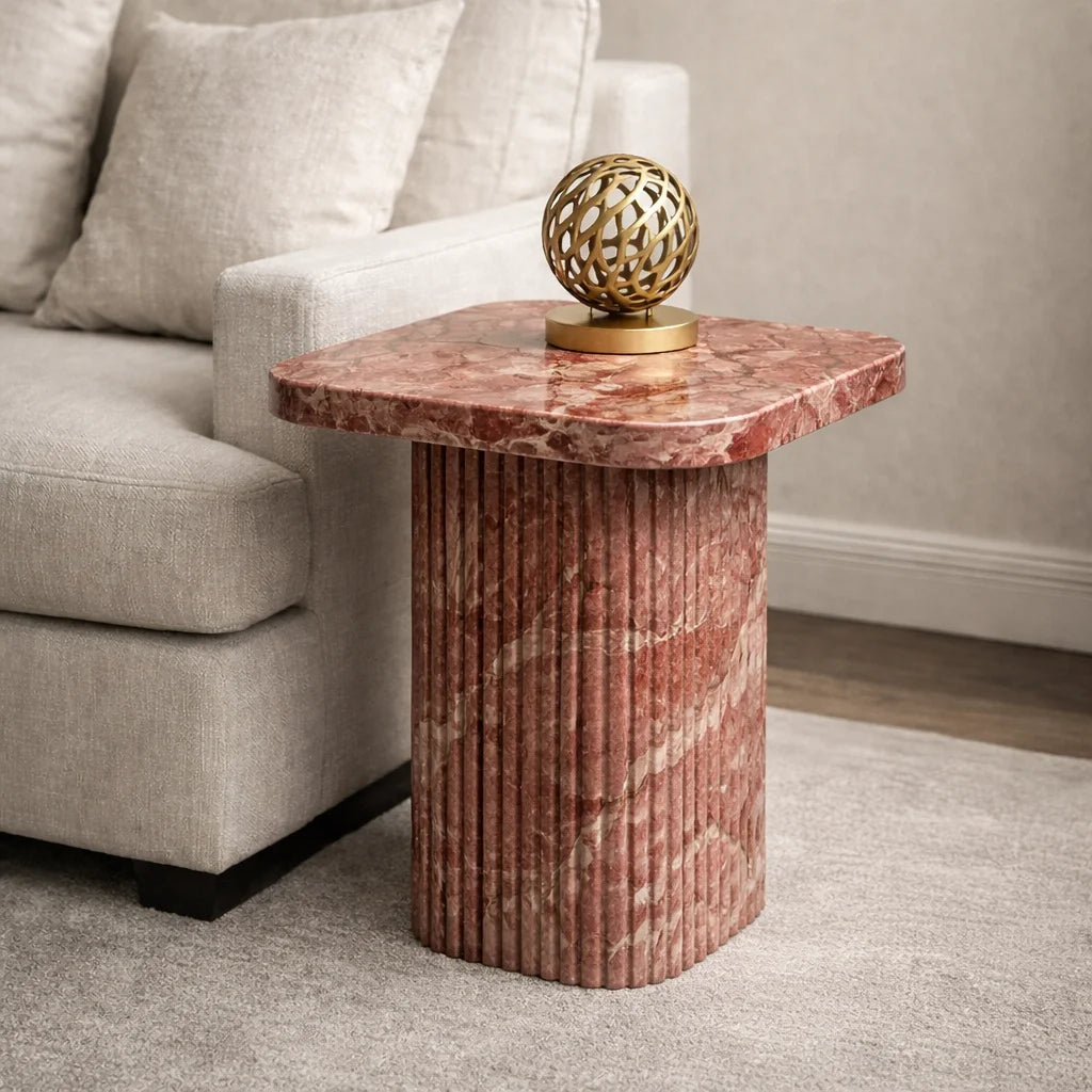 Calista Rosso Side Table