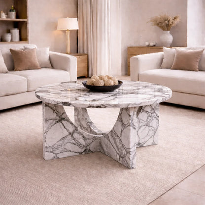 Terra Luna Marble Coffee Table