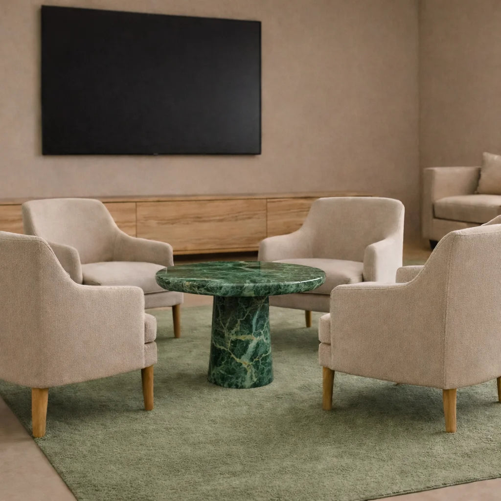 Elite Natural Marble Round Table