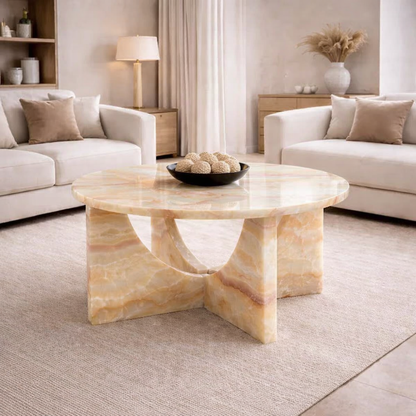 Terra Luna Marble Coffee Table