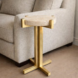 Celeste Gold Side Table
