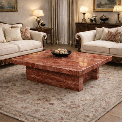 Cipollino Ondulato Marble Coffee Table