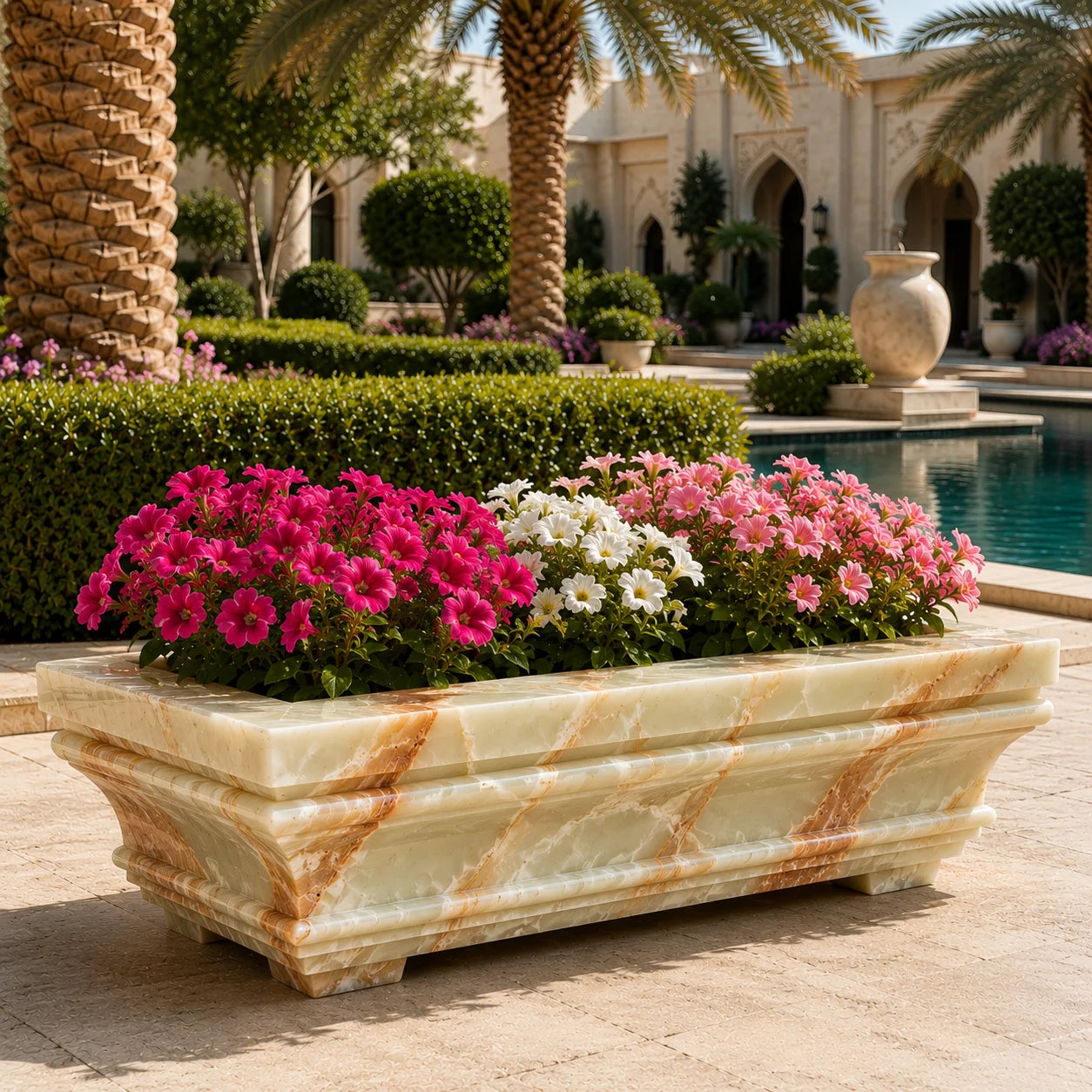 Crestline Stone Planter