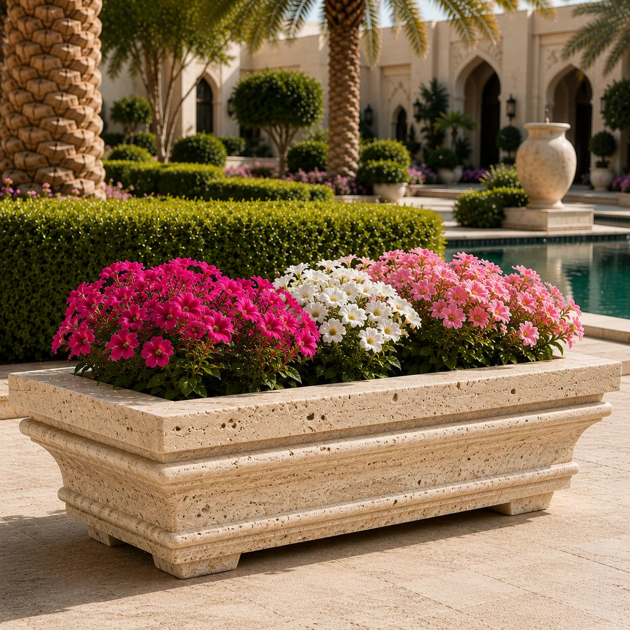 Crestline Stone Planter