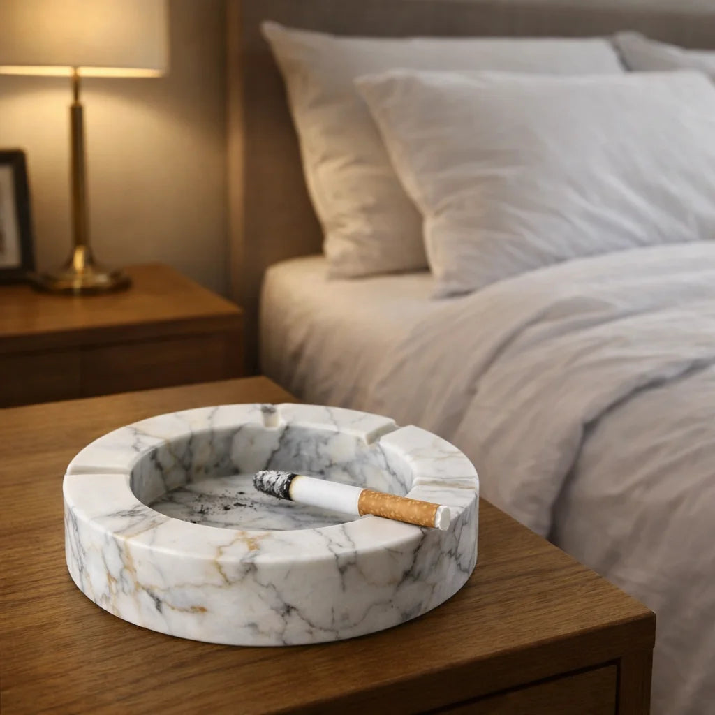 Crimson Stone Ashtray