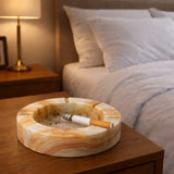 Crimson Stone Ashtray