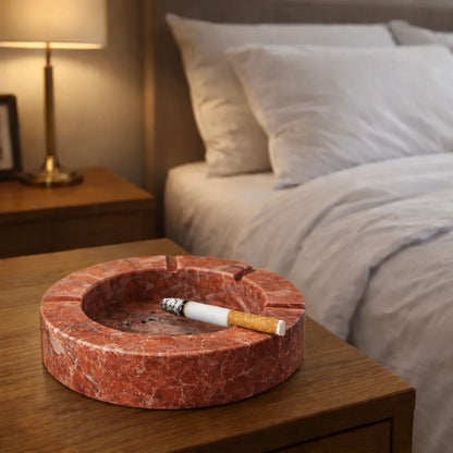 Crimson Stone Ashtray