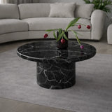 Custom Viola Marble Side Table