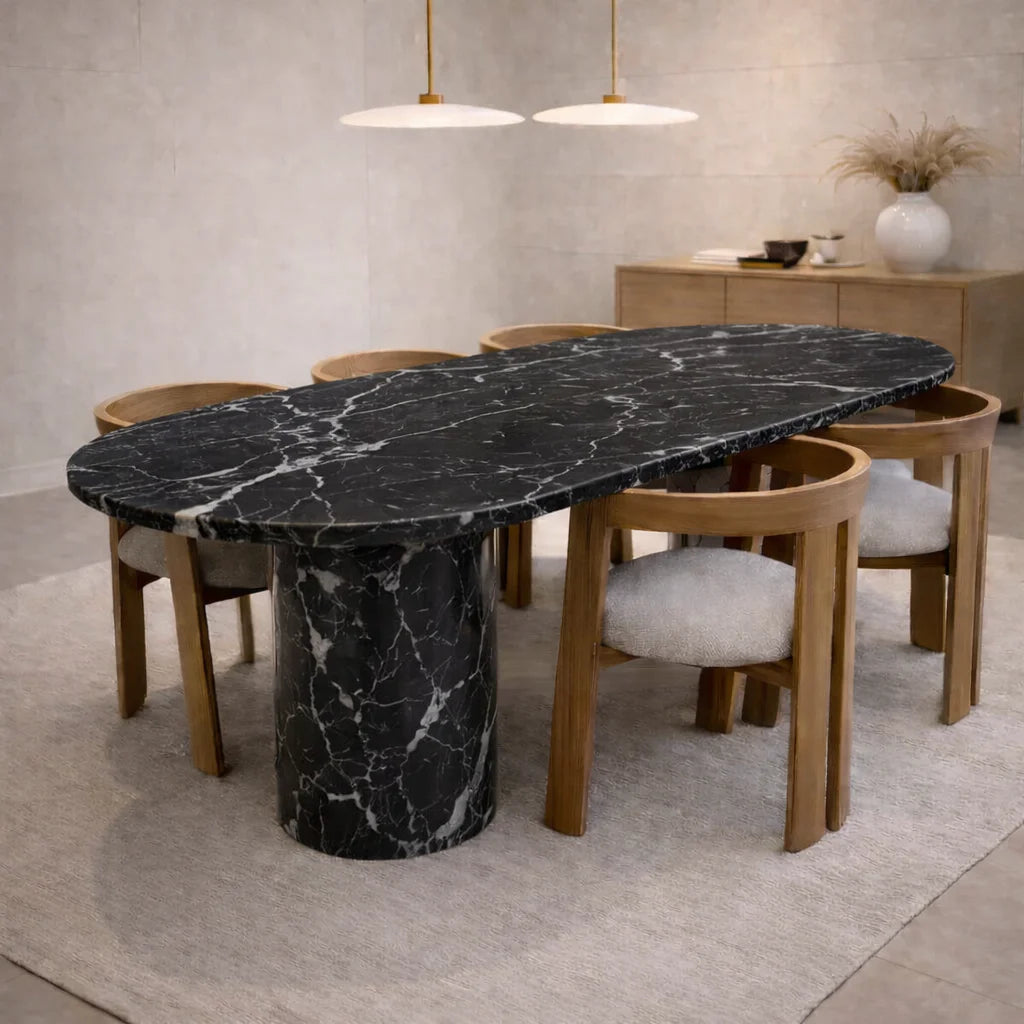 Custom Order Calacatta Viola Dining Table