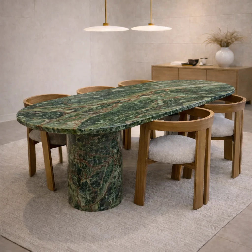 Custom Order Calacatta Viola Dining Table