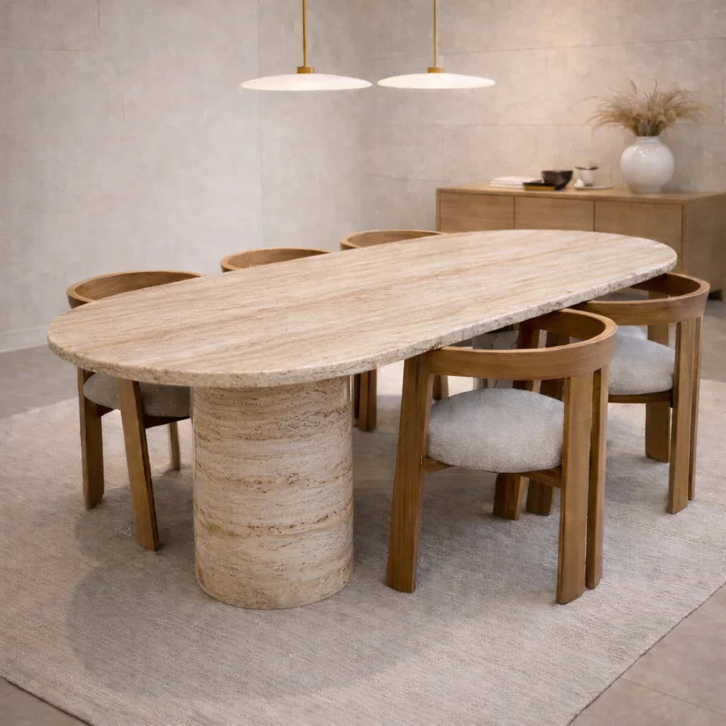 Custom Order Calacatta Viola Dining Table