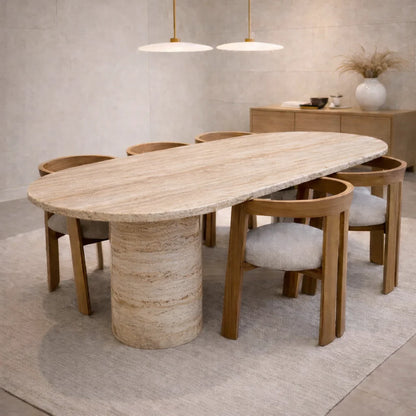 Custom Order Calacatta Viola Dining Table