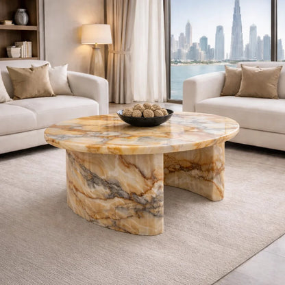 Customizable Viola Marble Table