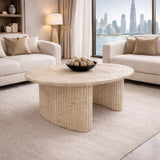 Customizable Viola Marble Table
